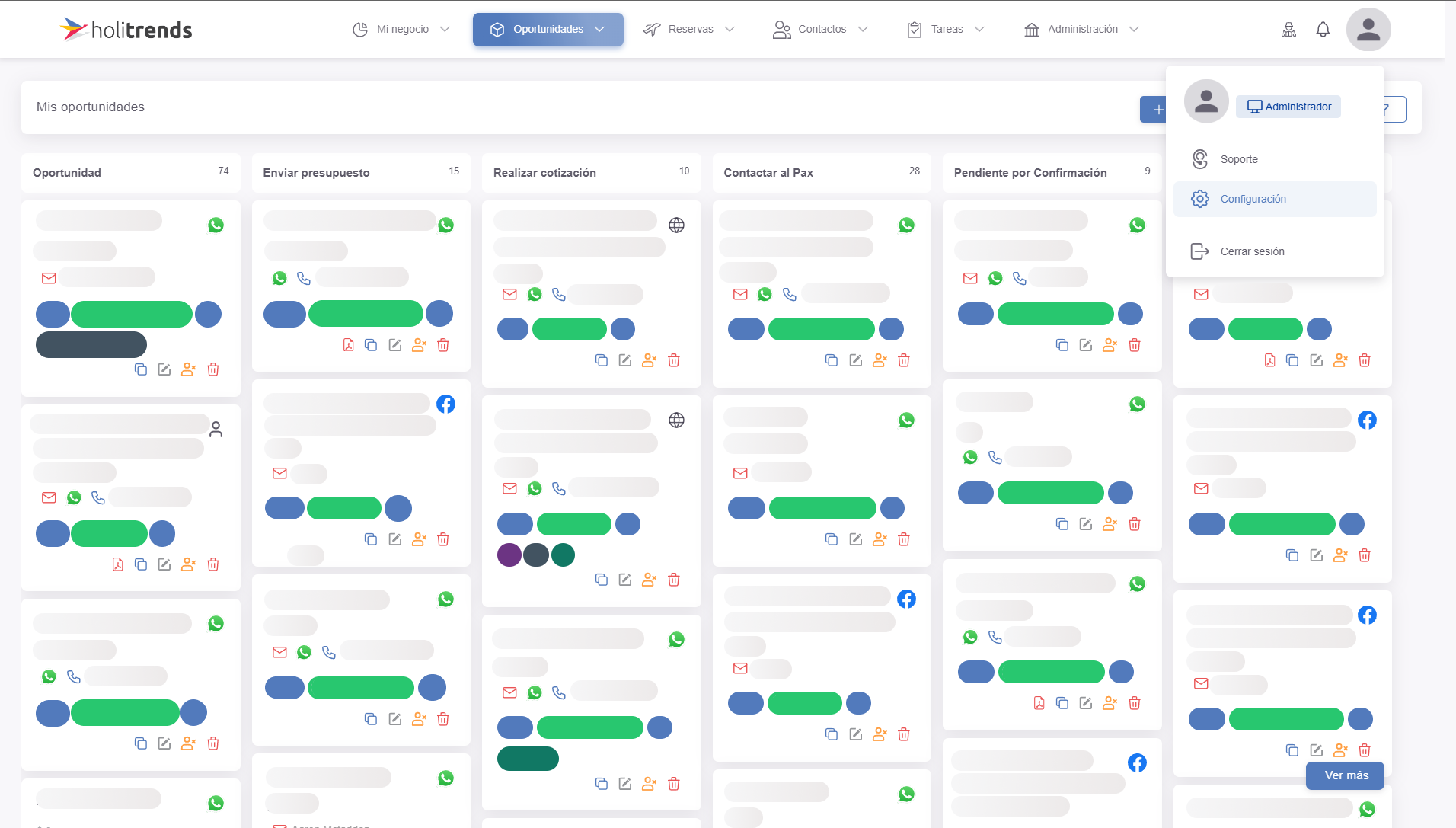 24.¿Cómo cargar todos los datos de configuración de la agencia?