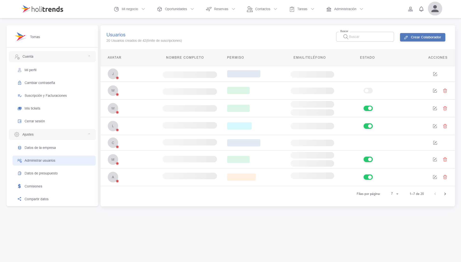 24.¿Cómo cargar todos los datos de configuración de la agencia?